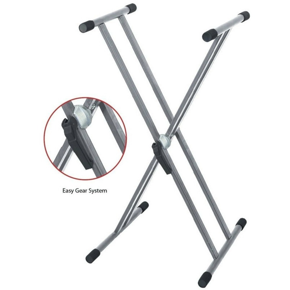 Стойка для клавишных Gewa Keyboard Stand Silver Grey 900554