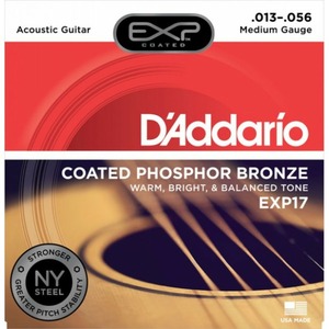 Струны для акустической гитары DAddario EXP17