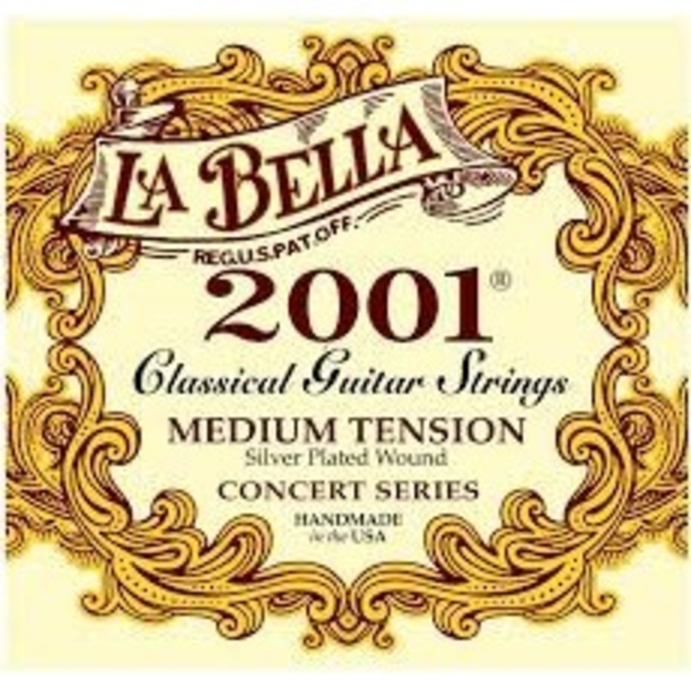 Струны для классической гитары LA BELLA 2001M 2001 Medium