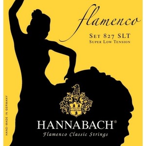 Струны для классической гитары Hannabach 827SLT Yellow FLAMENCO