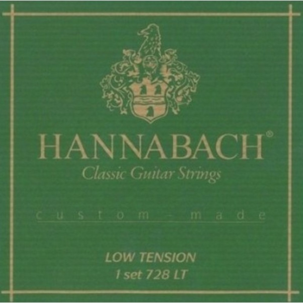 Струны для классической гитары Hannabach 728LT Custom Made Green