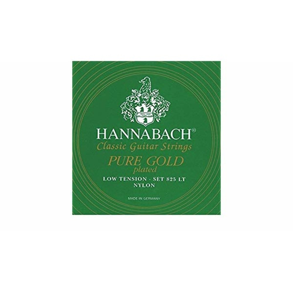 Струны для классической гитары Hannabach 825LT Green PURE GOLD