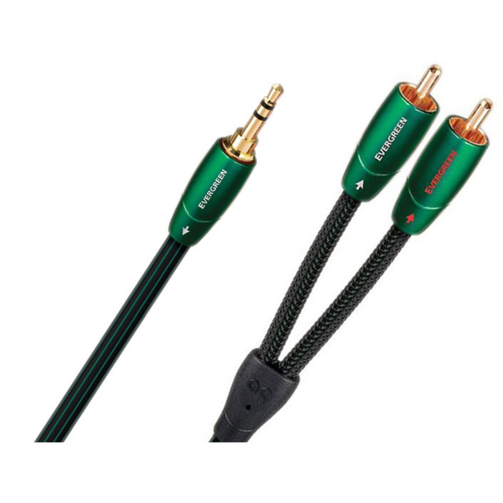 Кабель аудио 1xMini Jack - 2xRCA Audioquest Evergreen 3.5mm-RCA 1.5m