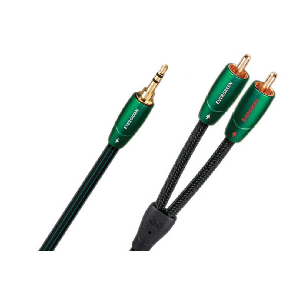 Кабель аудио 1xMini Jack - 2xRCA Audioquest Evergreen 3.5mm-RCA 1.0m