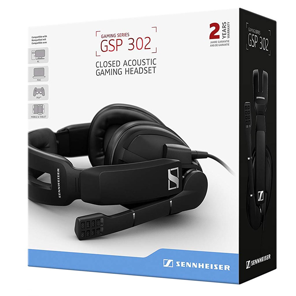 Купить игровую гарнитуру Sennheiser GSP 302 недорого, отзывы, фотографии,  характеристики, низкие цены в интернет магазине БигТВ с доставкой по городу  Москва