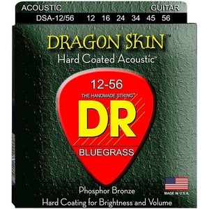 Струны для акустической гитары DR String Dragon Skin DSA-12/56