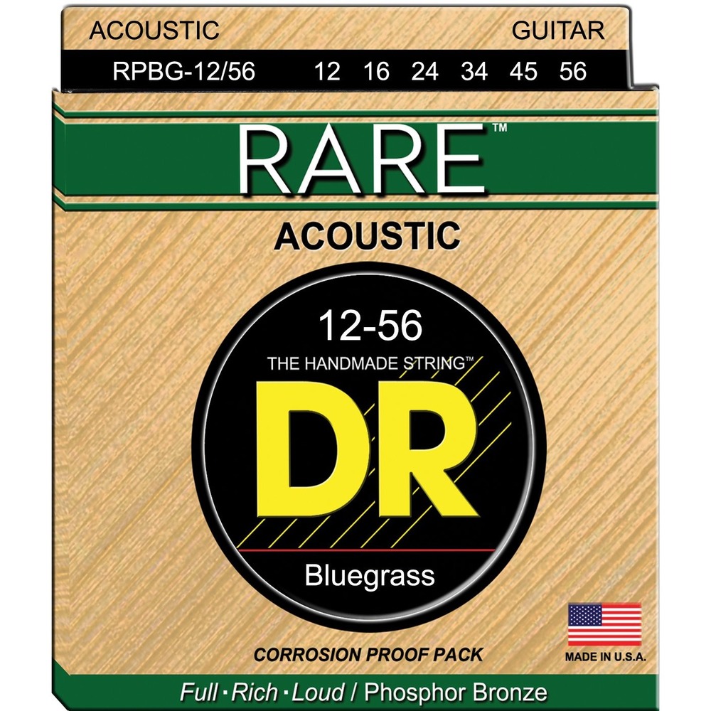 Струны для акустической гитары DR String Rare RPBG-12/56 Bluegrass