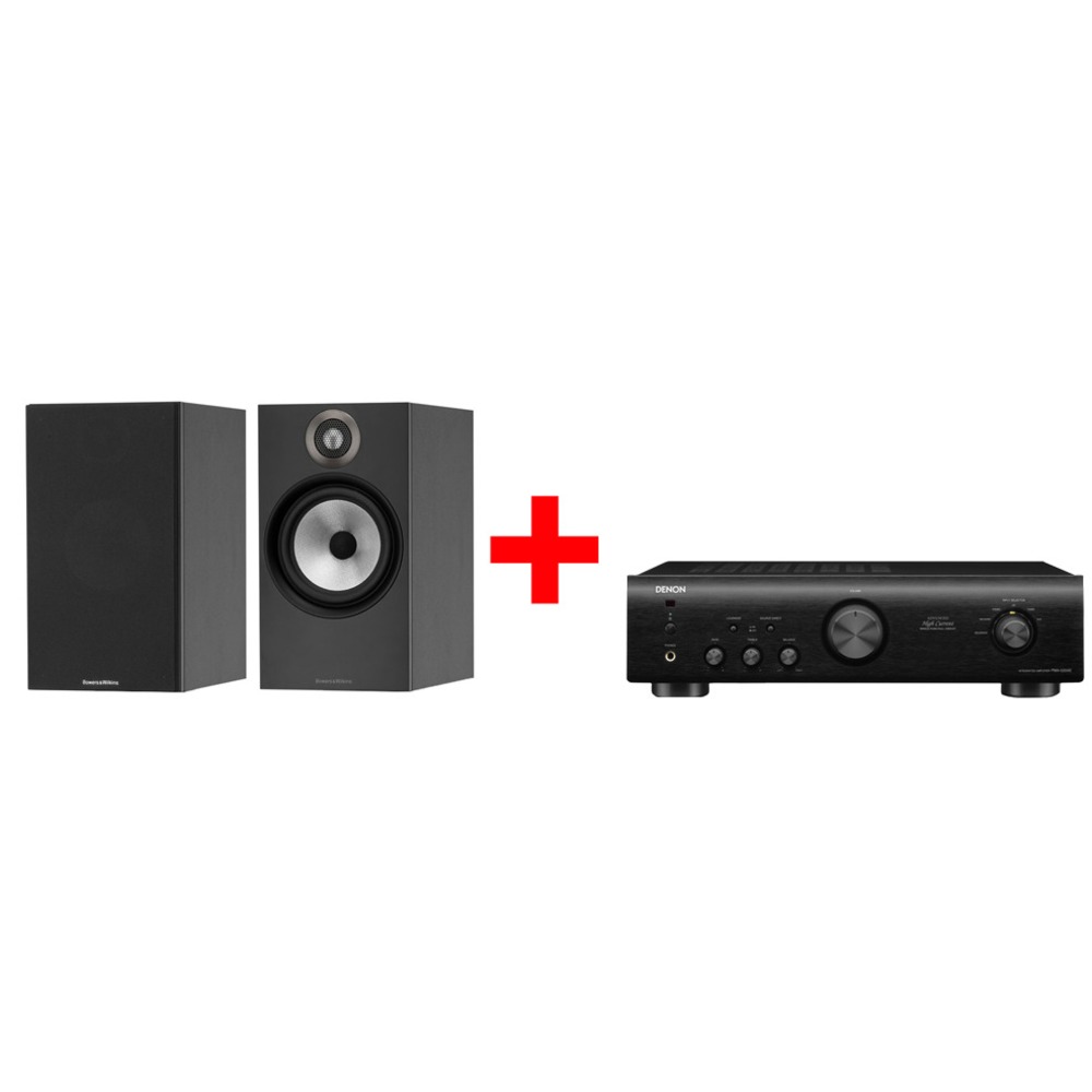 Купить полочную акустику B&W 606 black + Denon PMA 520 недорого, отзывы,  фотографии, характеристики, низкие цены в интернет магазине БигТВ с  доставкой по городу Москва