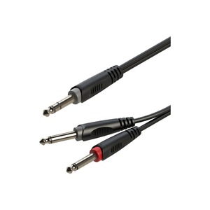 Кабель аудио 1xJack - 2xJack Roxtone RAYC100/3 3.0m