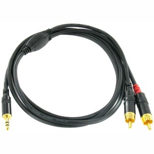 Кабель аудио 1xMini Jack - 2xRCA Cordial CFY 0,9 WCC 0.9m