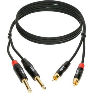 Кабель аудио 2xJack - 2xRCA KLOTZ KT-CJ090 0.9m