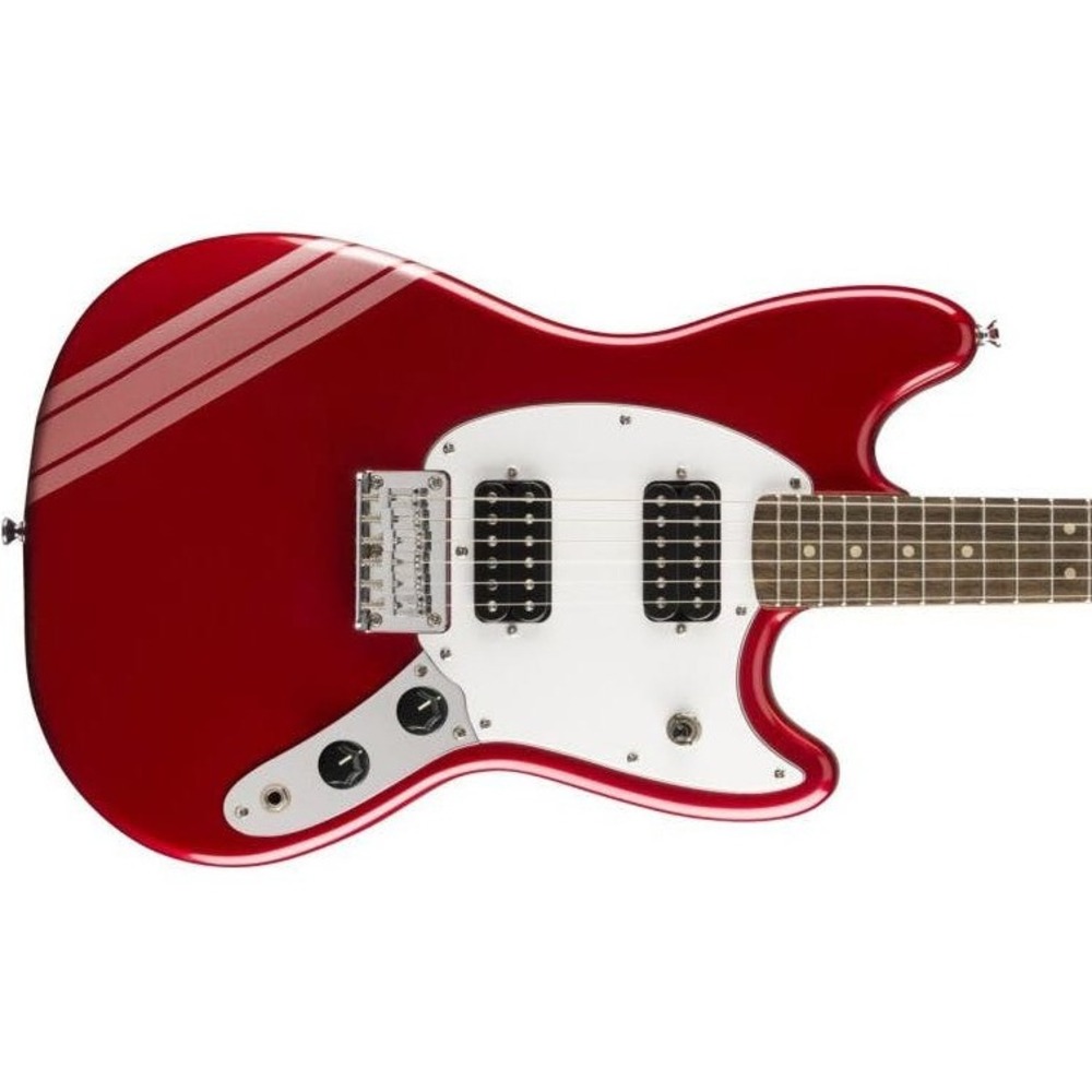 squier bullet mustang red