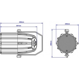 Прожектор PAR LED PROCBET ZOOM PAR 200 W