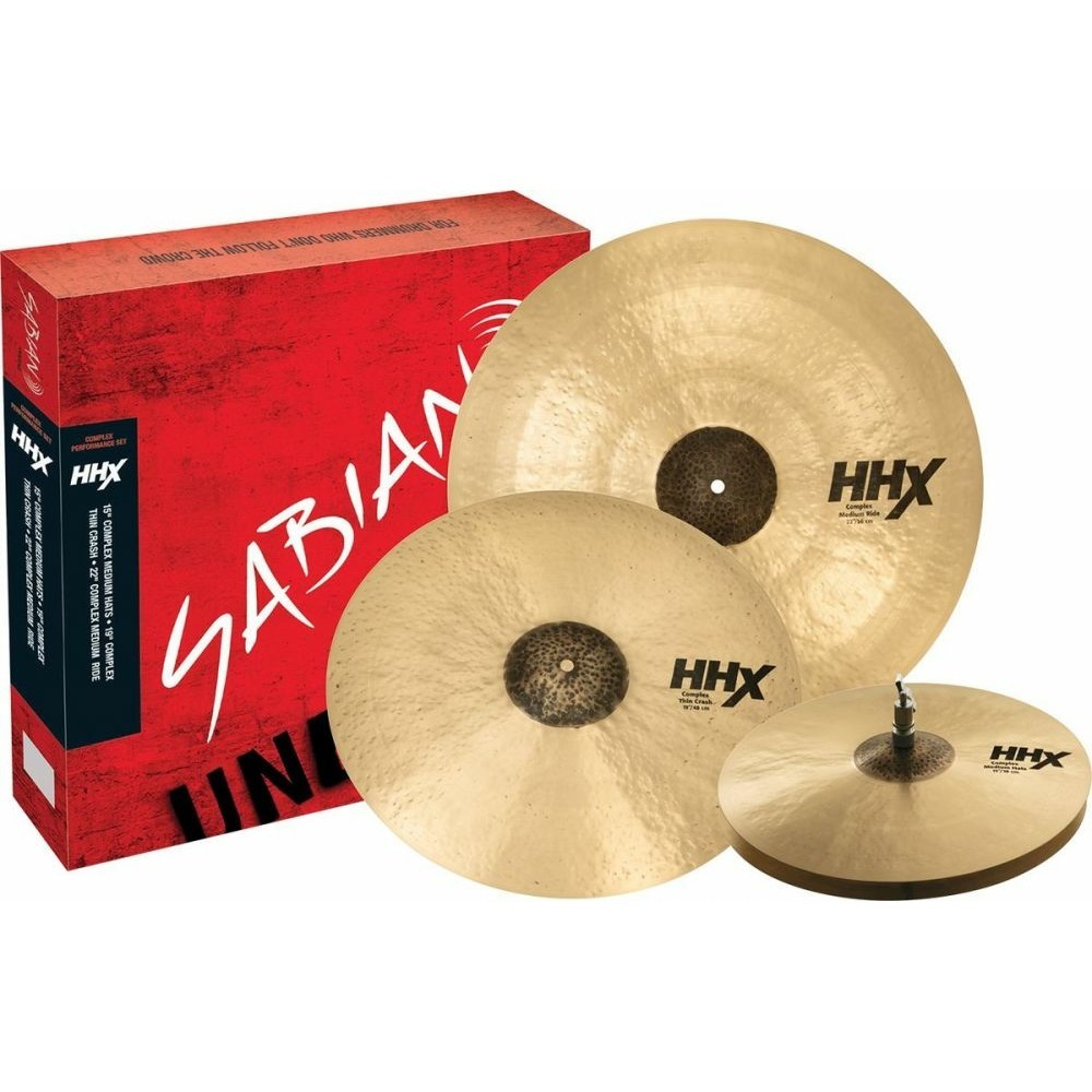 Тарелка для ударной установки Sabian HHX Complex Performance Set 15 HH 19 CR 22 RD