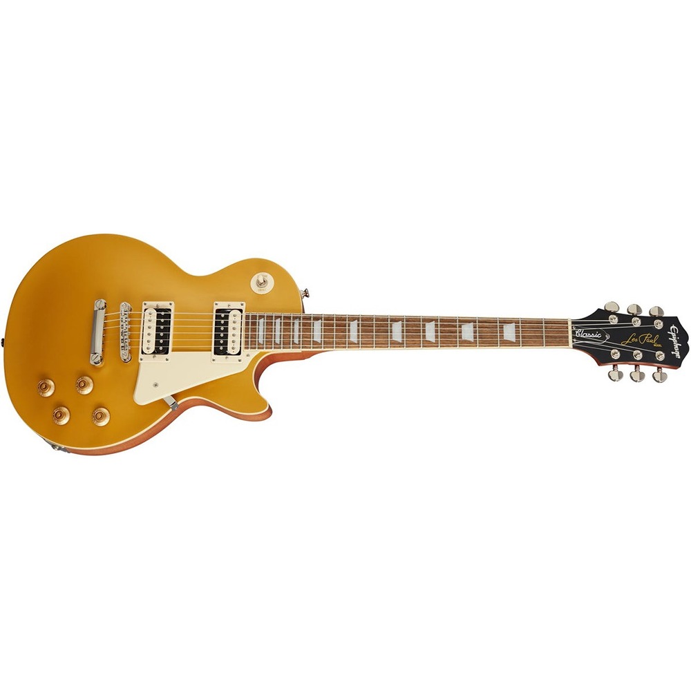 epiphone metallic gold les paul