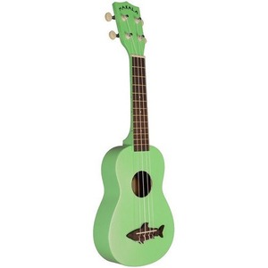 Укулеле концерт KALA MK-CS/GRN MAKALA SHARK CONCERT UKULELE SURF GREEN VINTAGE FINISH