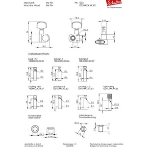 Гитарная фурнитура SCHALLER 10030223.02.52