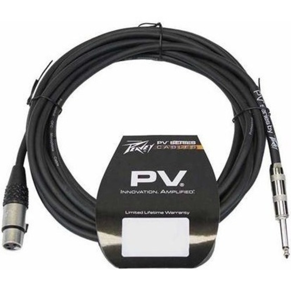 Кабель аудио 1xJack - 1xXLR PEAVEY PV 20 HIGH Z MIC CABLE 6.0 m