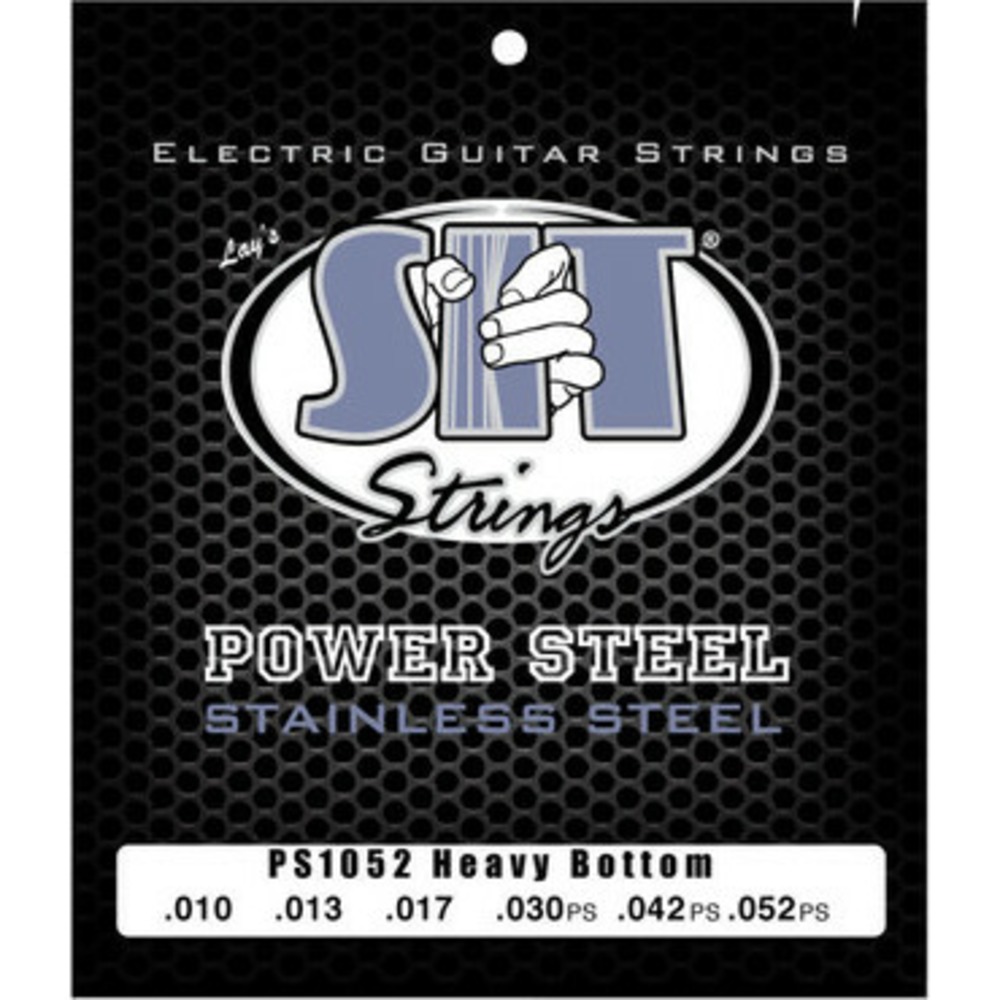 Струны для электрогитары SIT Strings PS1052 Powersteel Stainless Steel Heavy Bottom 10-52