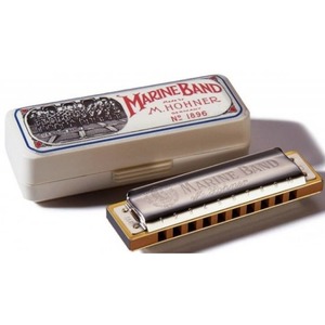 Губная гармошка Hohner Marine Band 1896/20 Eb нат.минор M1896446X