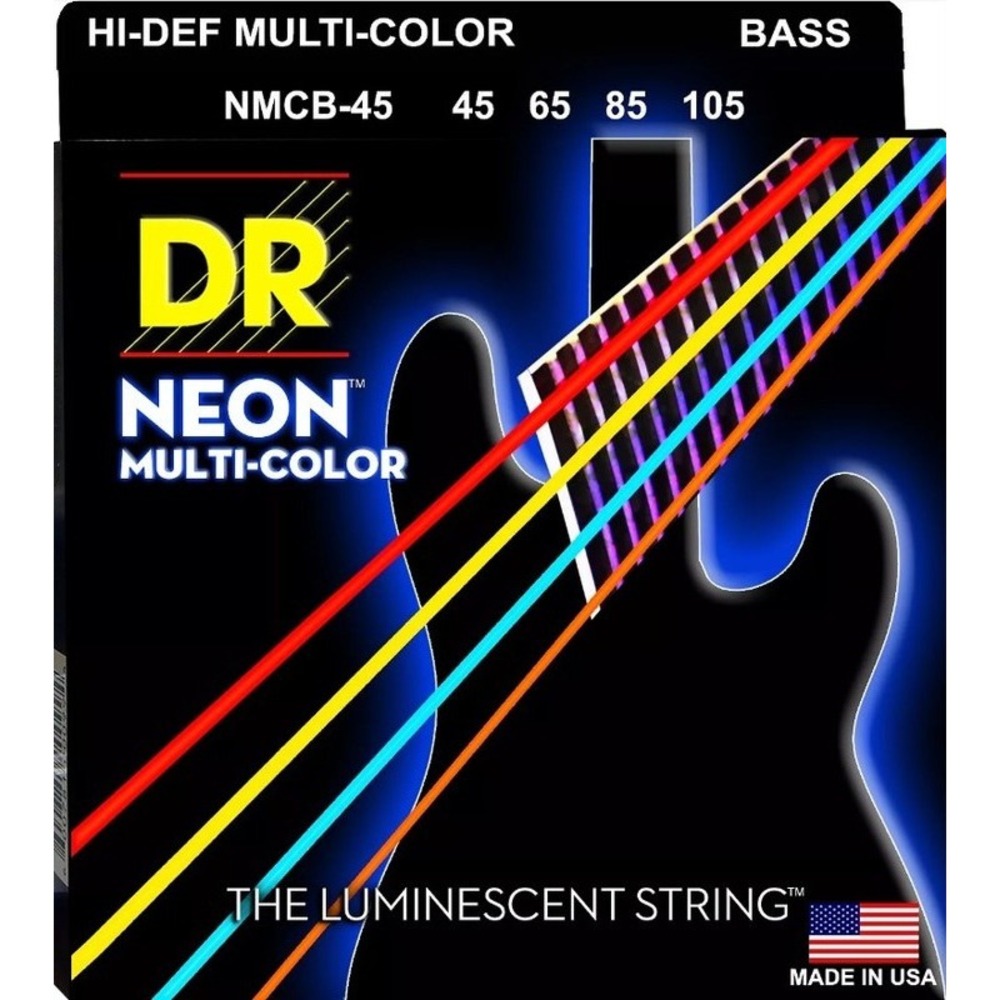 Струны для бас-гитары DR String NMCB-45 HI-DEF NEON