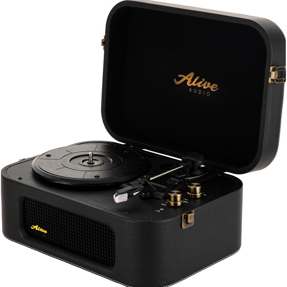 Проигрыватель винила Alive Audio STORIES Glam Noir c Bluetooth