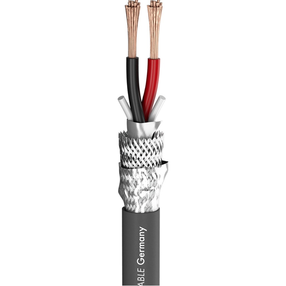 Кабель акустический с катушки двухжильный Sommer Cable 425-0056FG Meridian Install SP225 FRNC Grey