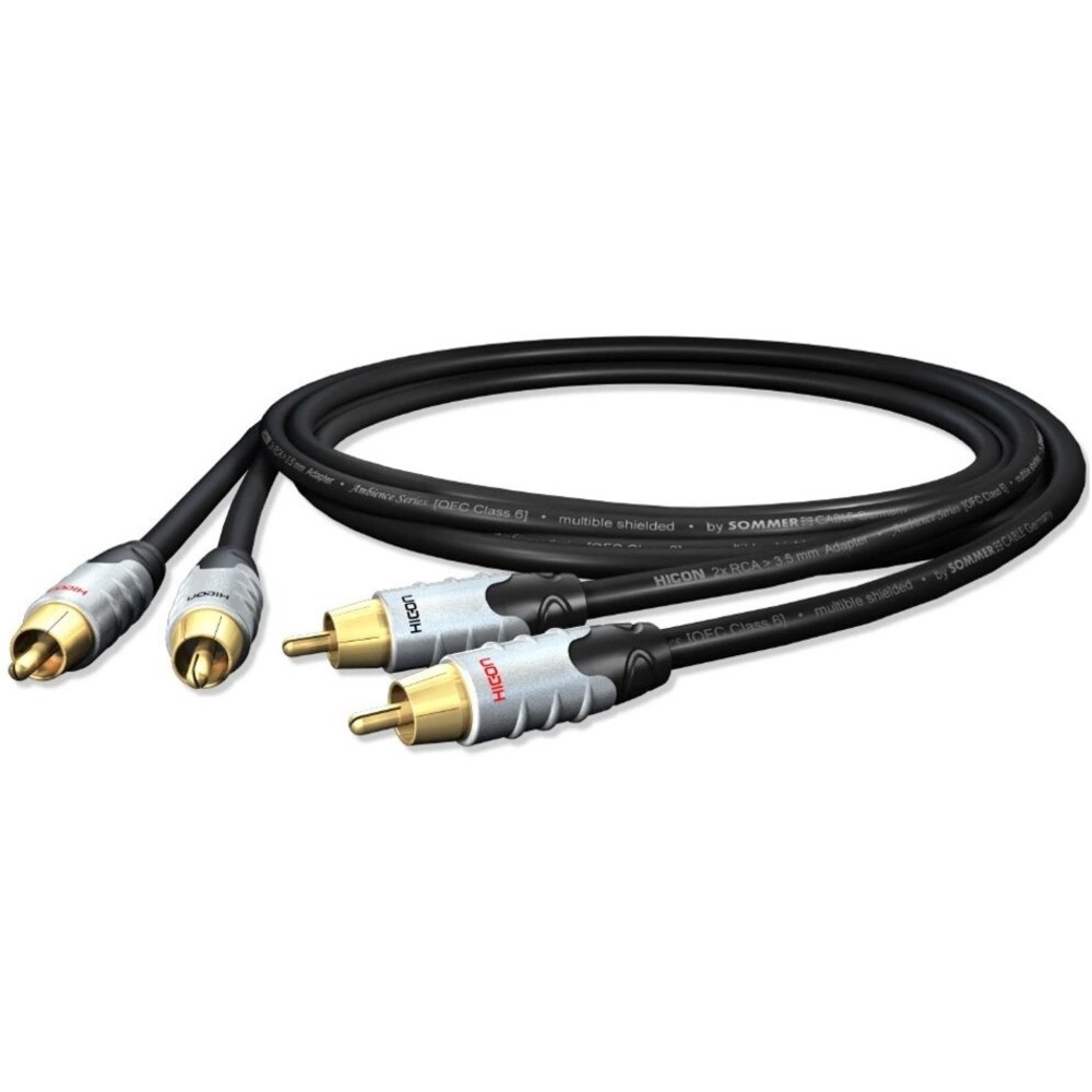 Кабель аудио 2xRCA - 2xRCA HIC-ON HIA-C2C2-0500 5.0m