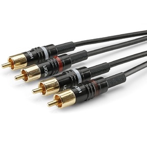 Кабель аудио 2xRCA - 2xRCA Sommer Cable HBP-C2-0090 0.9m