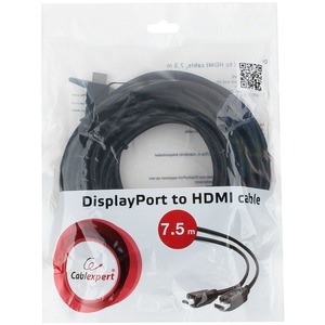 Кабель DisplayPort - HDMI Cablexpert CC-DP-HDMI-7.5M 7.5m