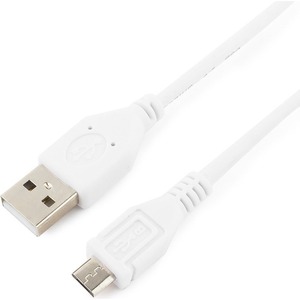 Кабель USB 2.0 Тип A - B micro Cablexpert CCP-mUSB2-AMBM-W-1M 1.0m