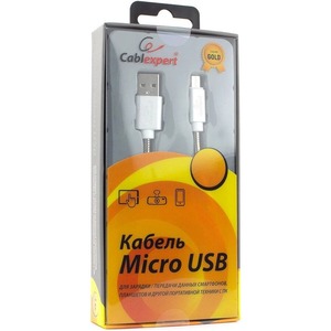 Кабель USB 2.0 Тип A - B micro Cablexpert CC-G-mUSB02S-0.5M 0.5m