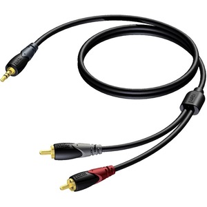 Кабель аудио 1xMini Jack - 2xRCA Procab CLA711/10 10.0m