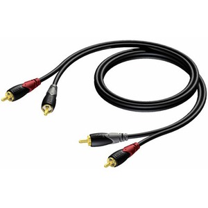 Кабель аудио 2xRCA - 2xRCA Procab CLA800/1 1.0m