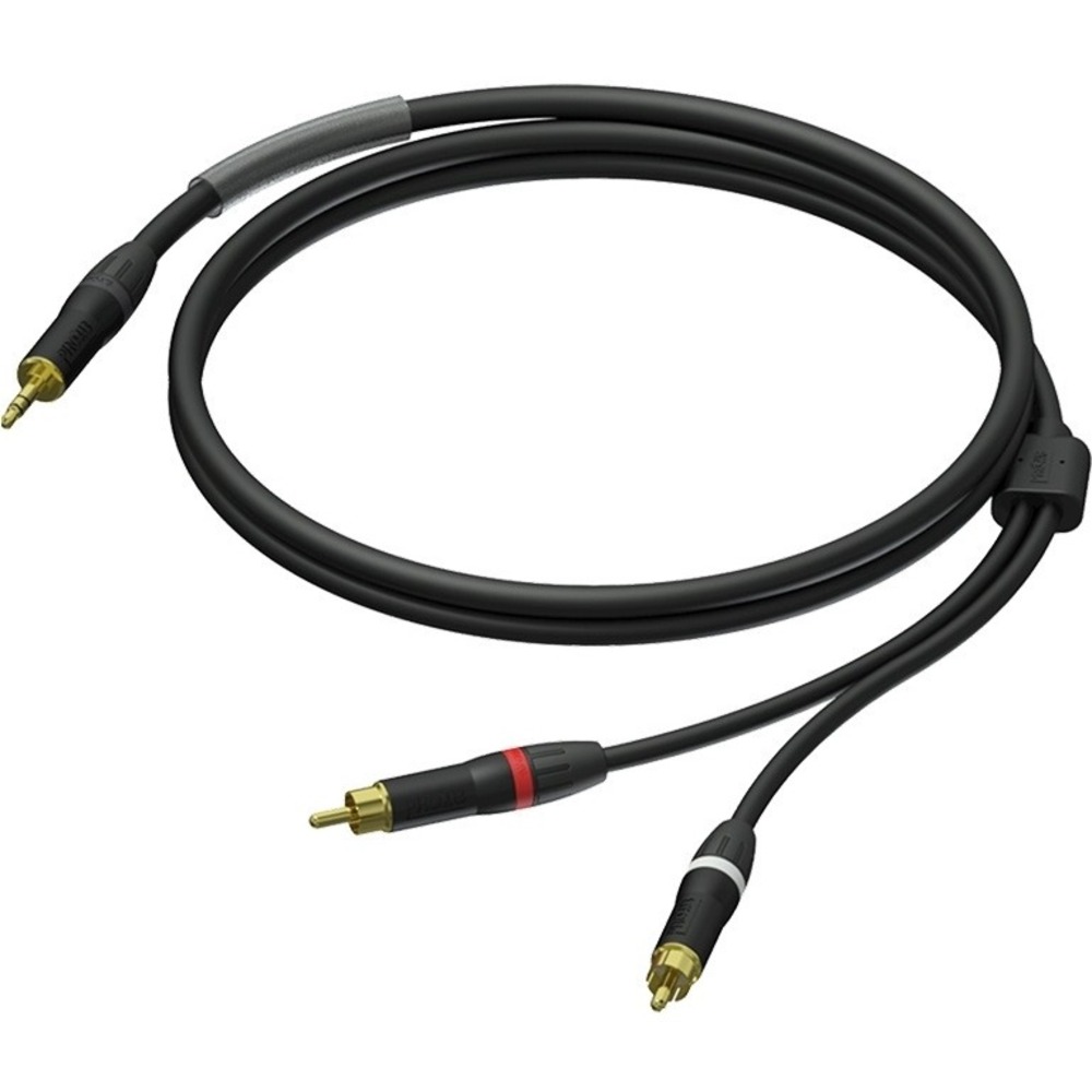 Кабель аудио 1xMini Jack - 2xRCA Procab PRA711/3 3.0m