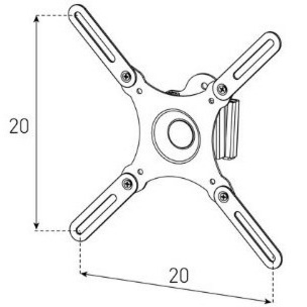 Кронштейн наклонно-поворотный Sonorous SUREFIX 505