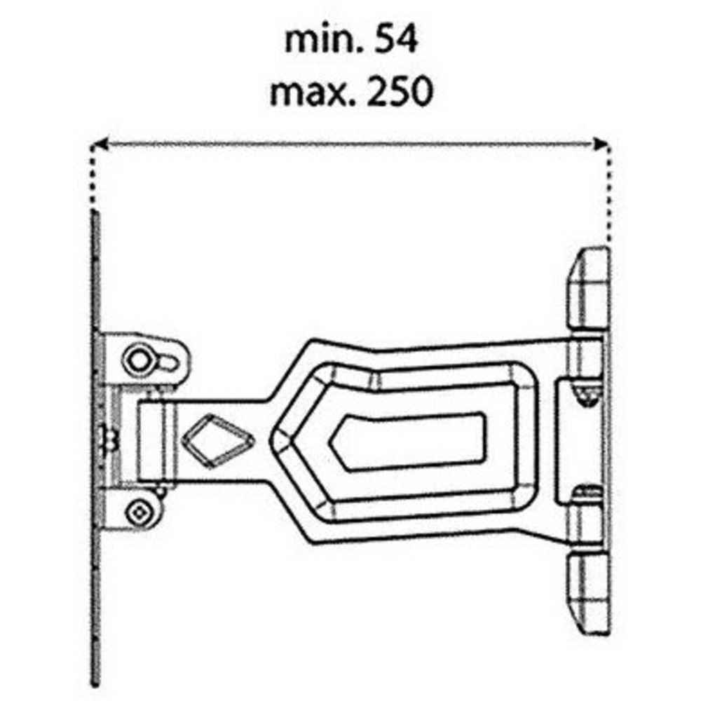 Кронштейн наклонно-поворотный Sonorous SUREFIX 515