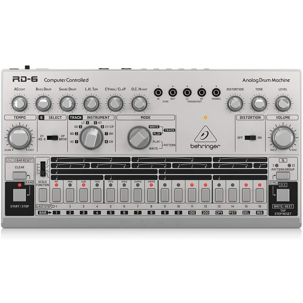 Купить драм машина аналоговая Behringer RD-6 sr недорого, отзывы,  фотографии, характеристики, низкие цены в интернет магазине БигТВ с  доставкой по городу Москва