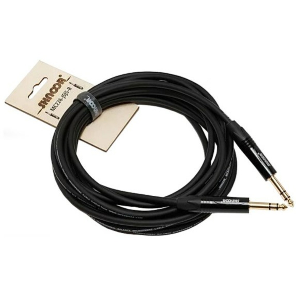 Кабель аудио 1xJack - 1xJack Shnoor MC226-JSJS-B 10.0m