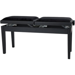 Банкетка для пианино двойная Gewa Piano bench Deluxe Double Black matt 130200