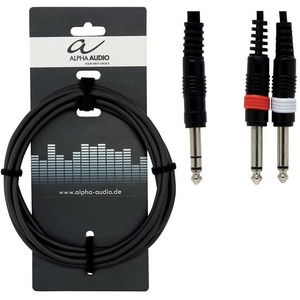 Кабель аудио 1xJack - 2xJack Alpha Audio Basic Line Y-Cable 6.0 m