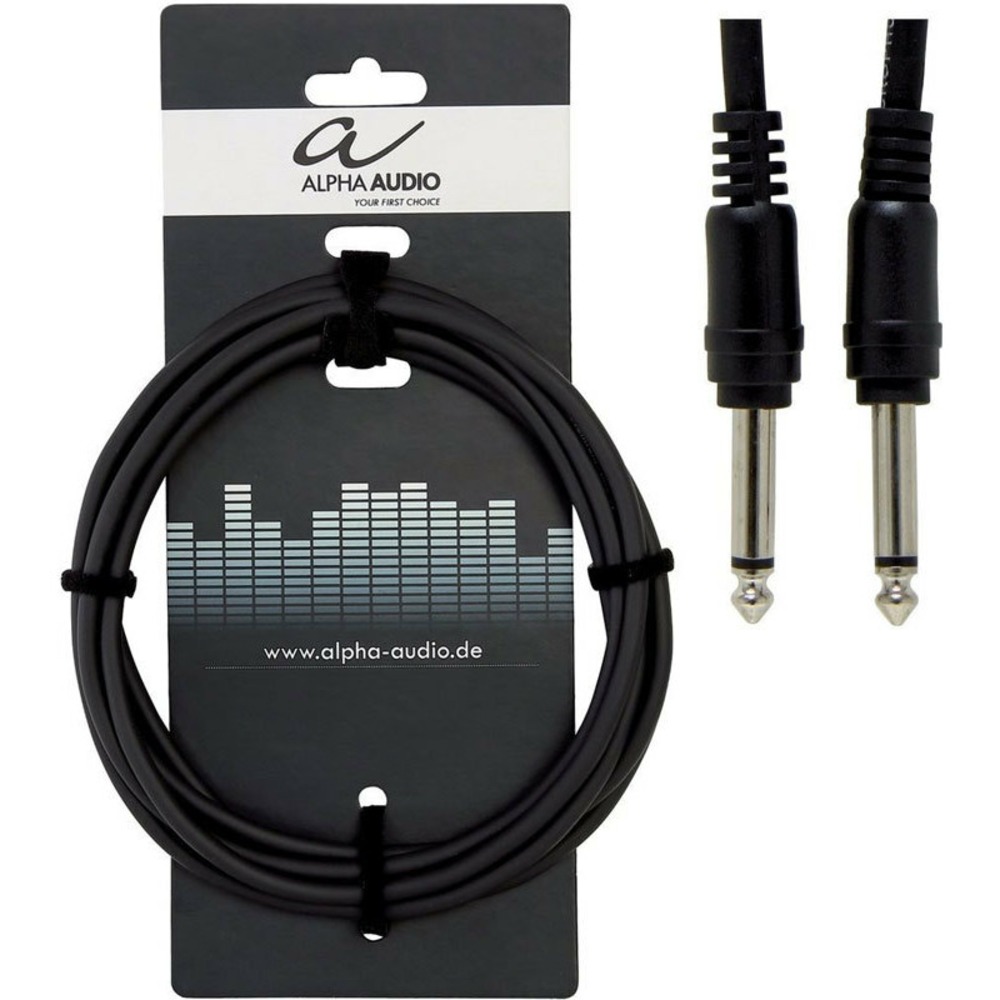 Кабель для соединения гитарных эффектов Alpha Audio Basic Line Patch Cable 0.3 m