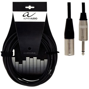 Кабель аудио 1xJack - 1xXLR Alpha Audio Pro Line 5.0 m 190600