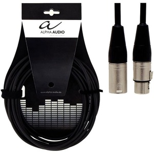 Кабель аудио 1xXLR - 1xXLR Alpha Audio Pro Line 6.0 m 190660