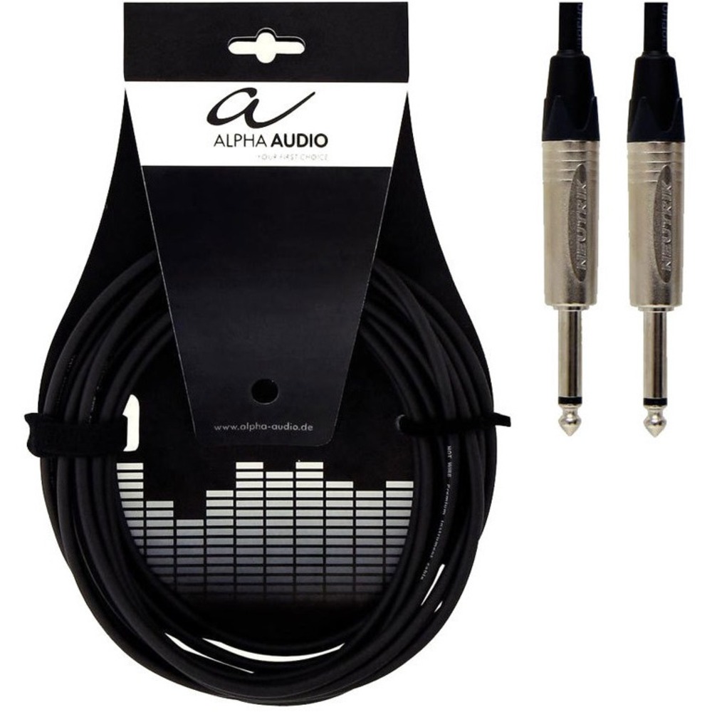 Кабель аудио 1xJack - 1xJack Alpha Audio Peak Line 6.0 m 190805