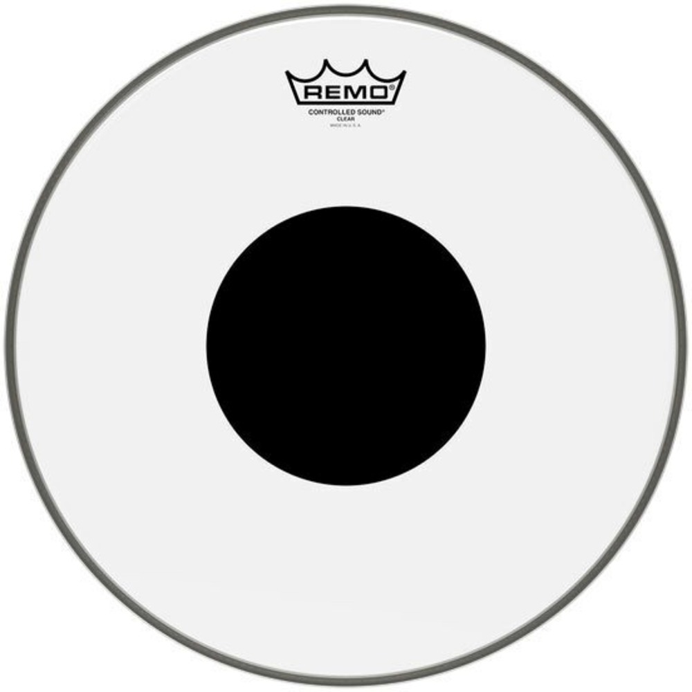 Пластик для барабана REMO CS-0314-10 Batter Controlled Sound Black Dot Clear 14