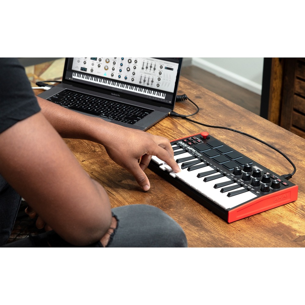 Купить миди клавиатура Akai Pro MPK MINI MK3 R недорого, отзывы,  фотографии, характеристики, низкие цены в интернет магазине БигТВ с  доставкой по городу Москва