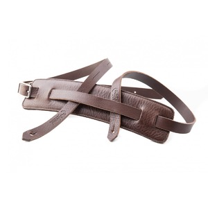 Ремень для гитары RightOn Straps 8401050040350 Steady Leathercraft Slim Brown