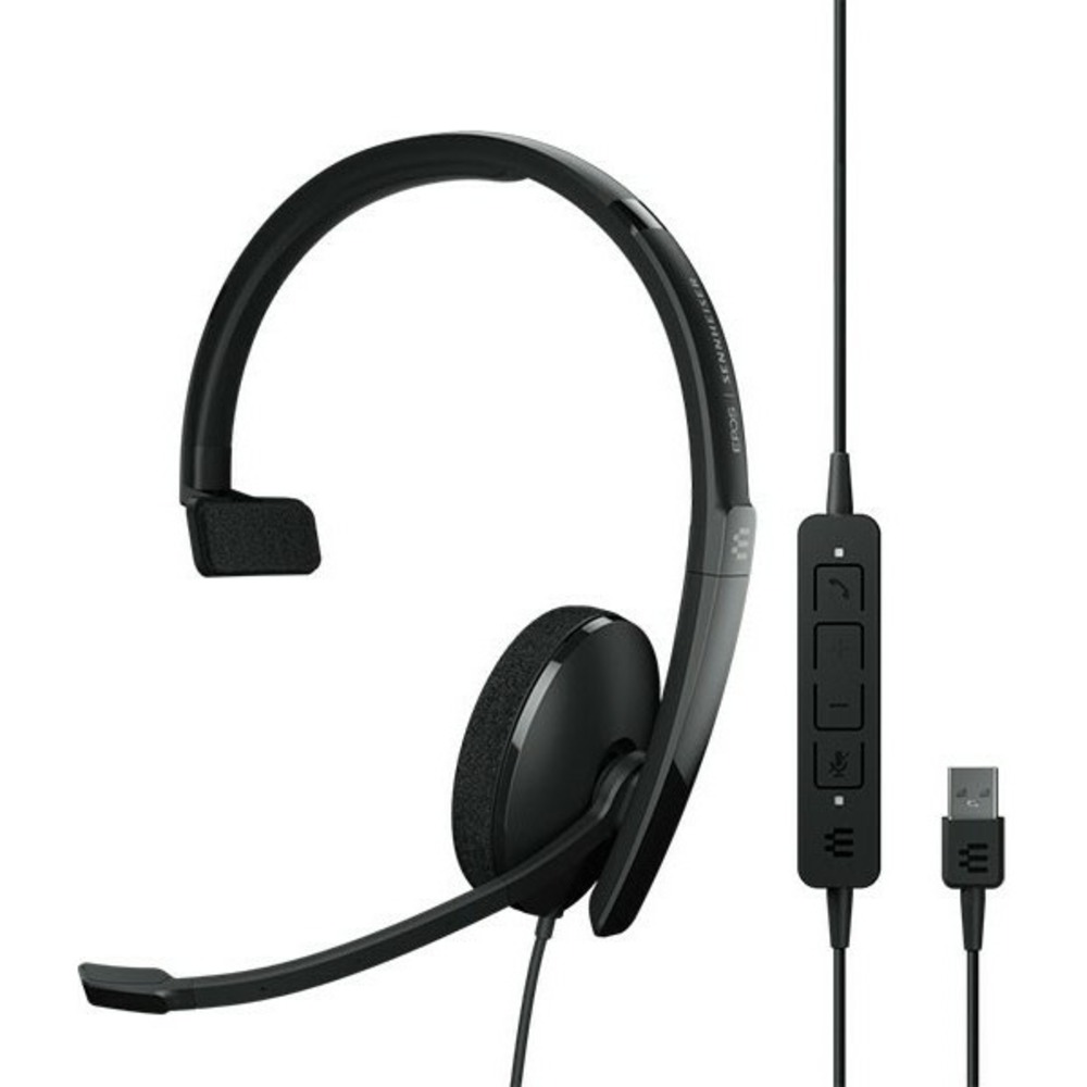 Купить одностороннюю USB гарнитуру Sennheiser ADAPT 130 USB II недорого,  отзывы, фотографии, характеристики, низкие цены в интернет магазине БигТВ с  доставкой по городу Москва