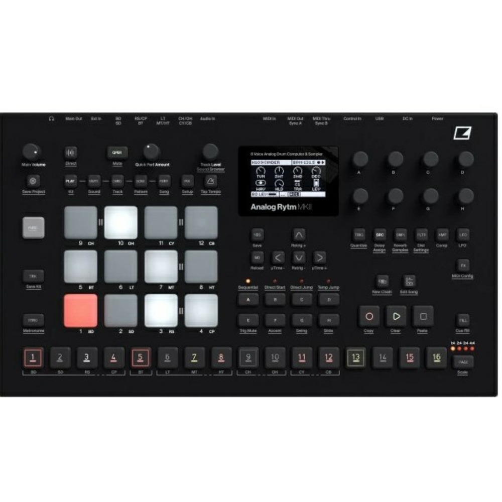 Купить драм-машину Elektron Analog Rytm MKII Black недорого, отзывы,  фотографии, характеристики, низкие цены в интернет магазине БигТВ с  доставкой по городу Москва